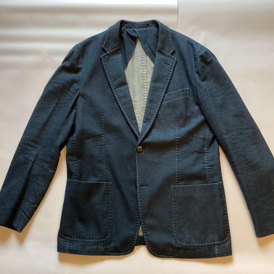 【中古】パルジレーリ　ジャケット　ブルーグレー　サイズ54 XL XXL