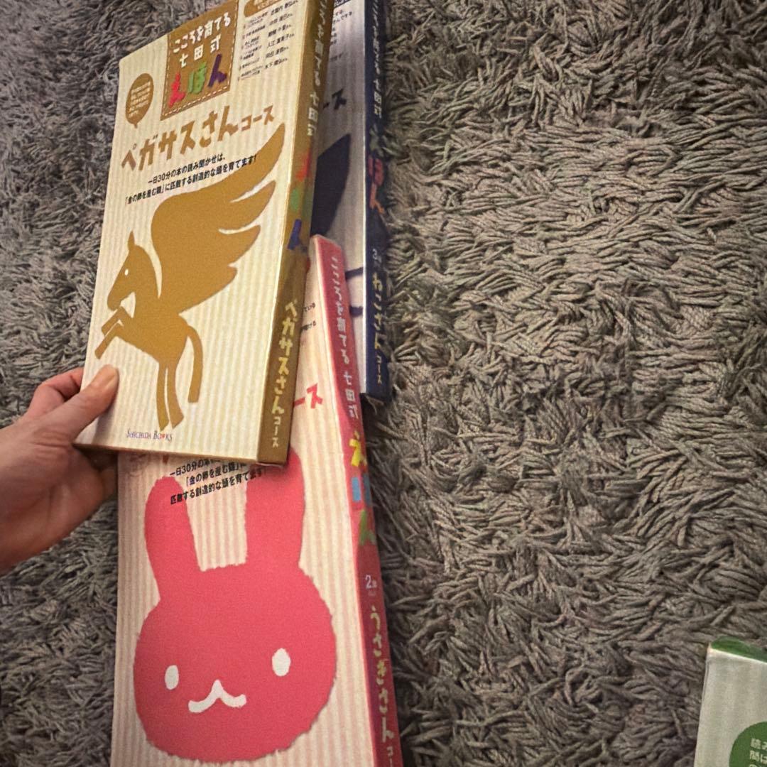 七田式　絵本（専用ケース付き）とメモリーチップセット知育　フラッシュ　記憶　右脳