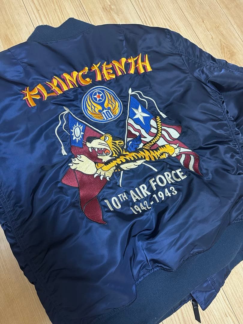 Schott MA-1 フライトジャケット ネイビー xl 限定　ショット　韓国