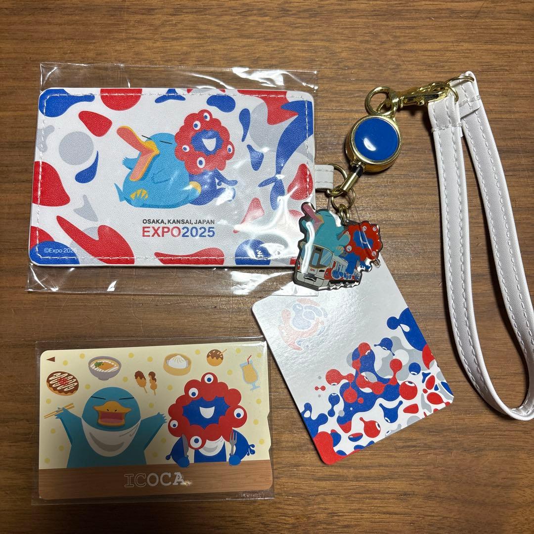 EXPO2025 ミャクミャク　ICOCAカードとキーホルダーセット