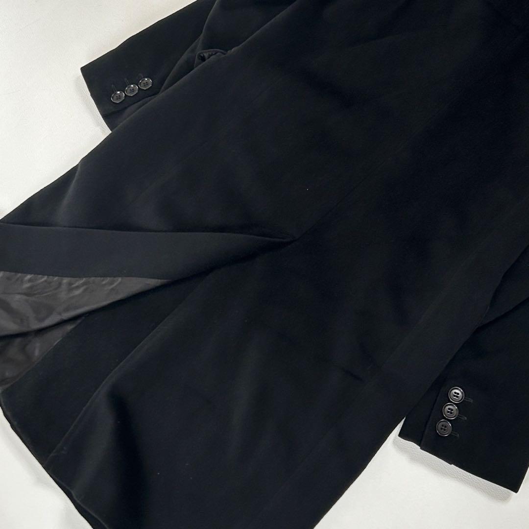 マックスマーラ ヴァージンウール ロング チェスターコート ブラック