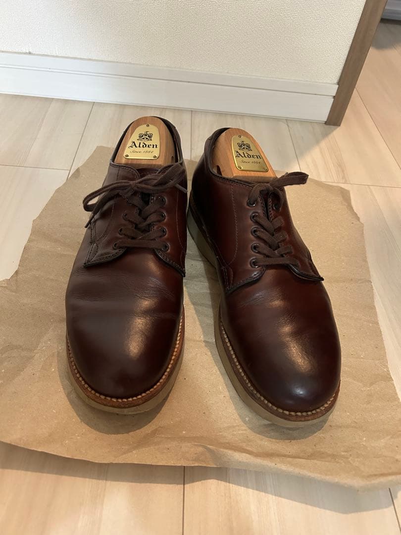 ト*松様 ALDEN オールデン53663クロムエクセルプレーントゥ7D なとり