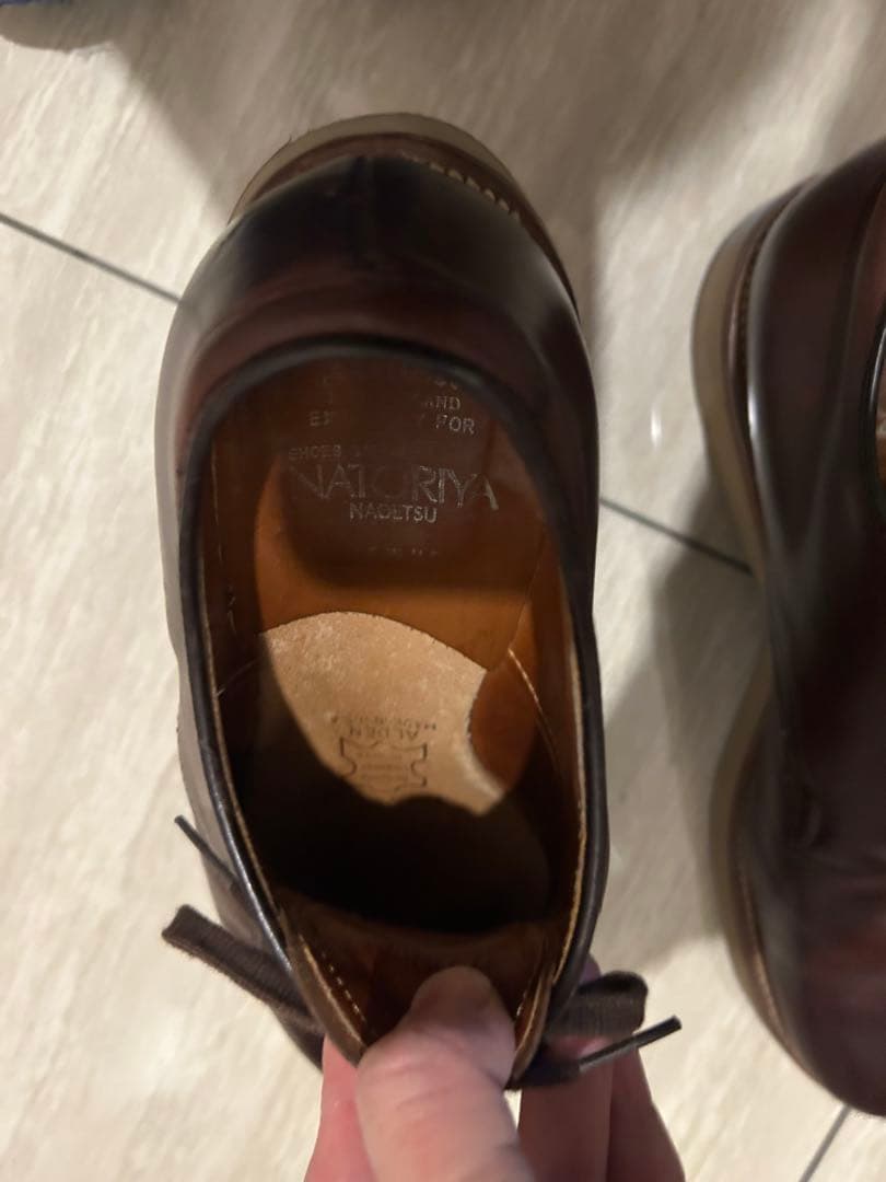 ト*松様 ALDEN オールデン53663クロムエクセルプレーントゥ7D なとり