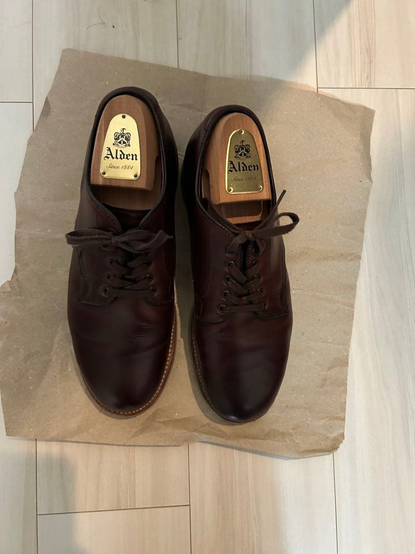 ト*松様 ALDEN オールデン53663クロムエクセルプレーントゥ7D なとり