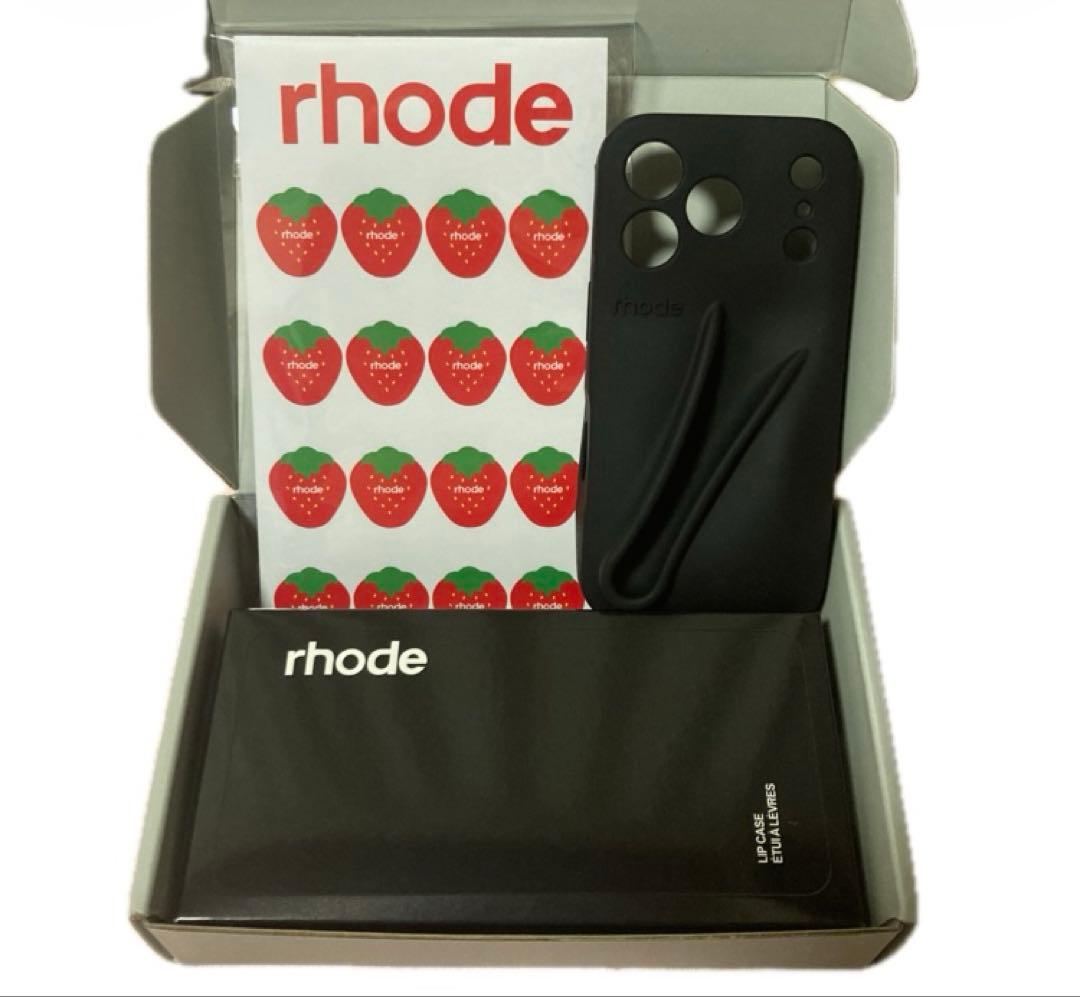 rhode lip case iPhone17pro 新作BKおまけ付