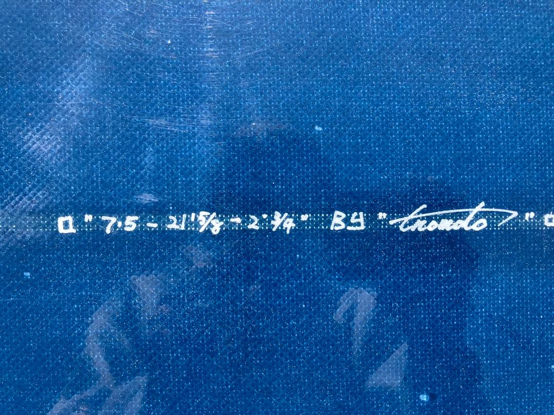 edna グライドシングル 7’5 ウッドフィン付　ミッドレングス