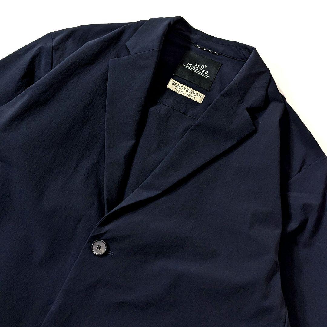 人気★未使用級◎BY 360 MASTER　リラックス2ボタンジャケット　紺　М