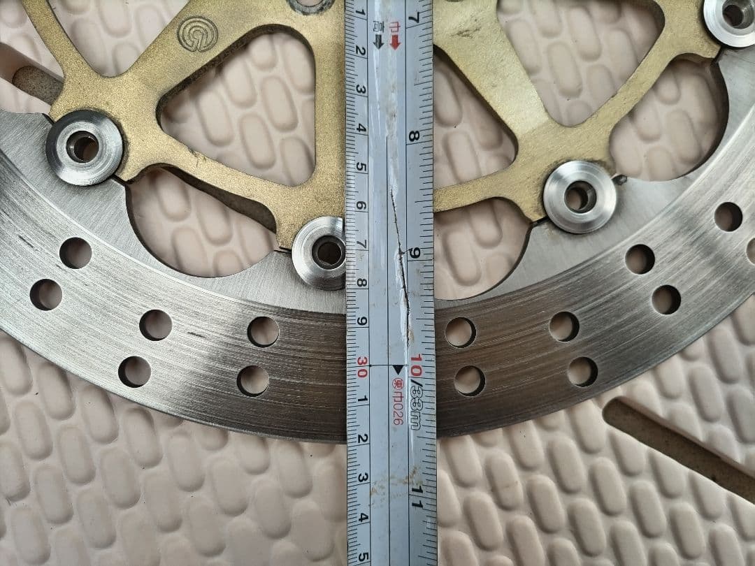 ドゥカティ純正　ブレンボ　フロントブレーキディスクローター　2枚セット