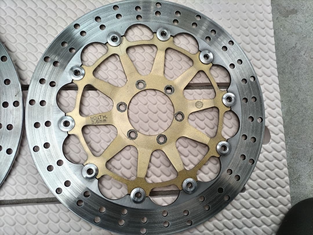 ドゥカティ純正　ブレンボ　フロントブレーキディスクローター　2枚セット