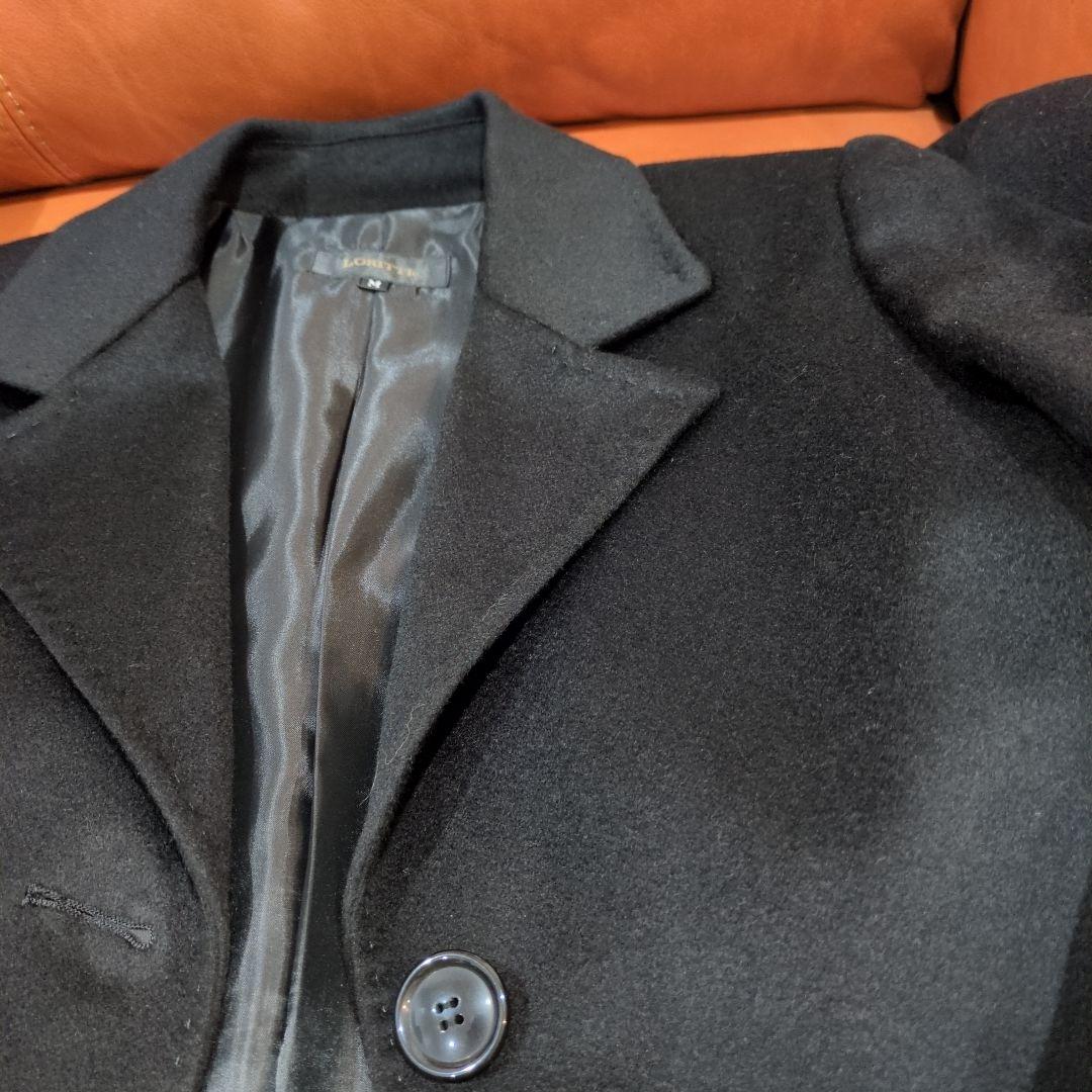 LORITTI カシミア100パーセント　ブラック ロングコート M