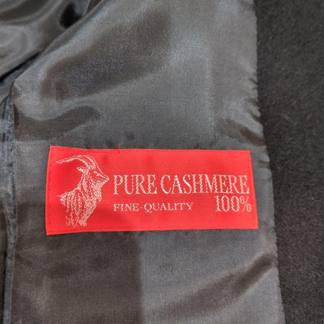 LORITTI カシミア100パーセント　ブラック ロングコート M