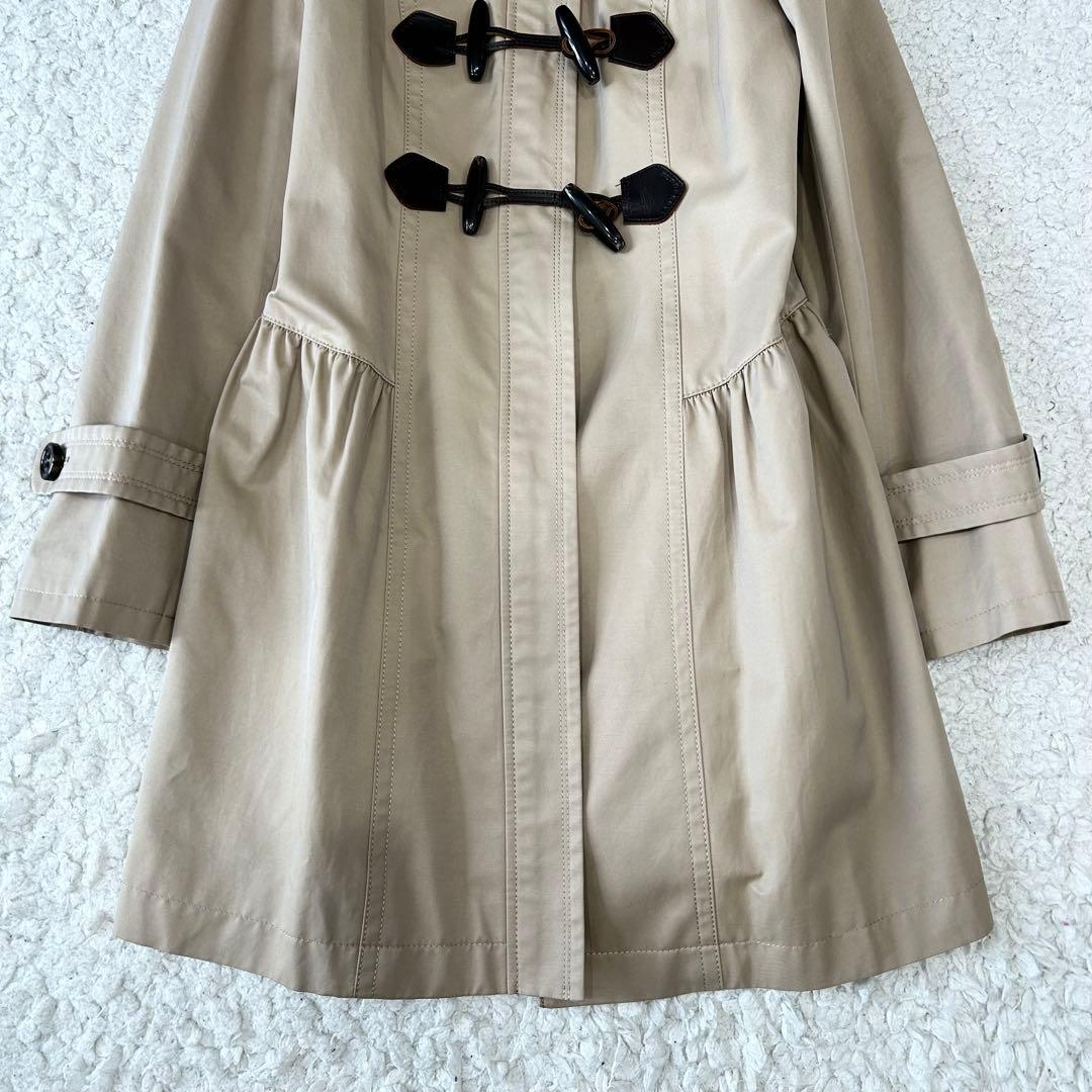 美品✨ バーバリーブルーレーベル 2way ラビットファーコート ノバチェック