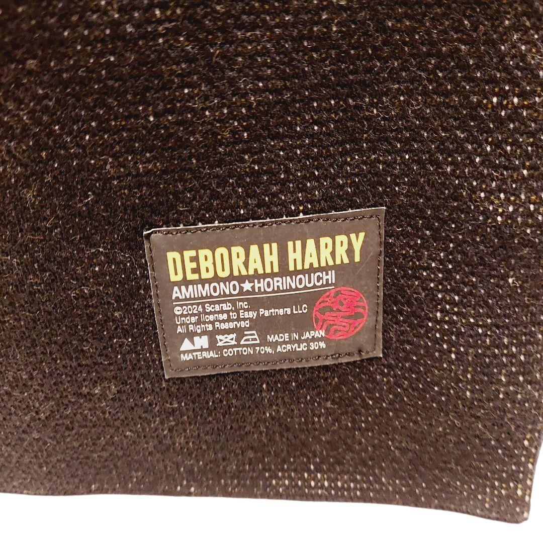 【編み物堀ノ内】DEBBIE HARRY トートバッグ 黒 缶バッチ 未使用品