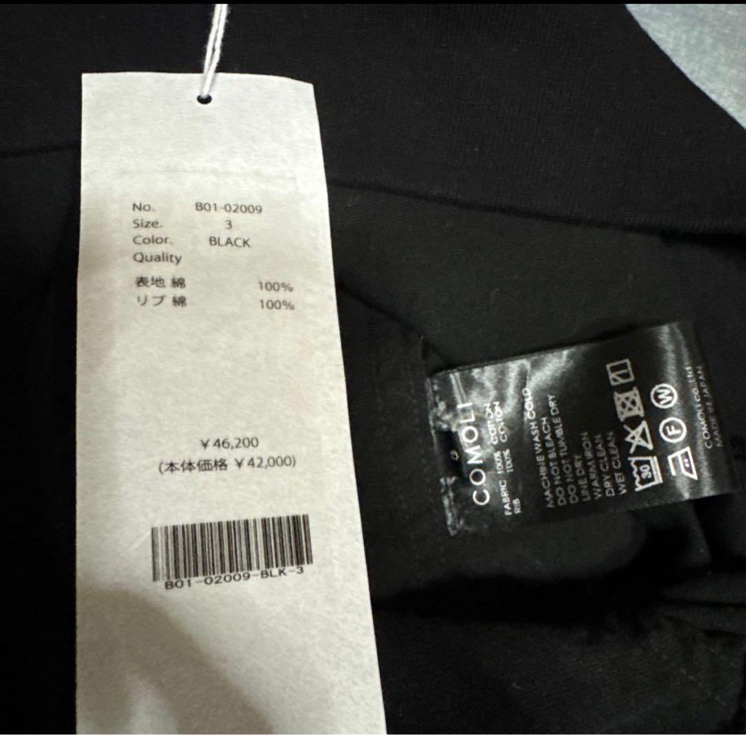 c*d様 COMOLI コモリ 25 SS オックス プルオーバー ブラック サ