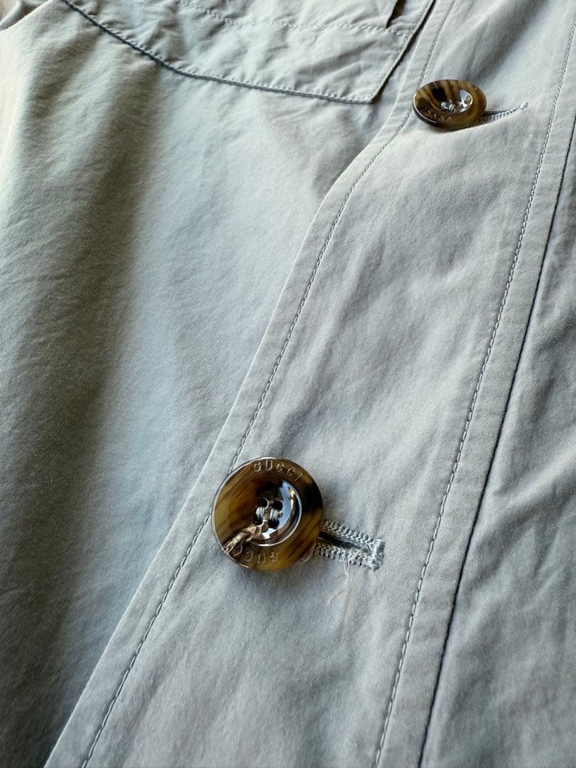 ジャケット・アウター GUCCI 09ss Archive Gray Military Jacket