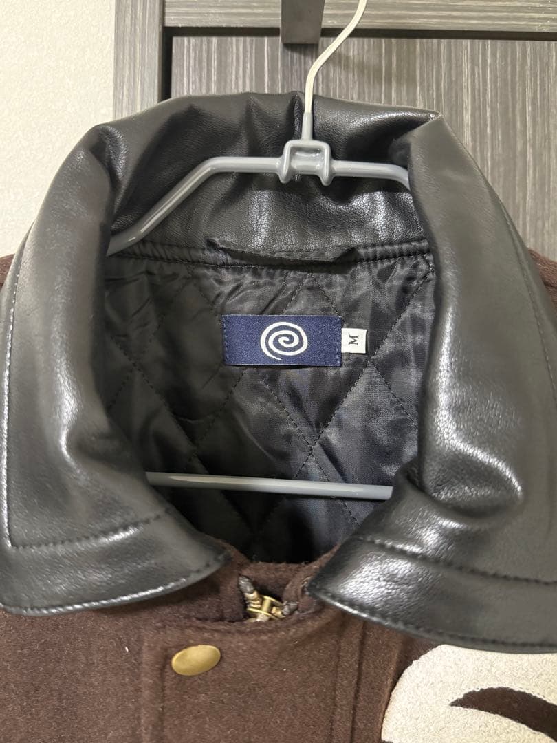 わ*ー様 soonerorlater Varsity Jacket (BROWN