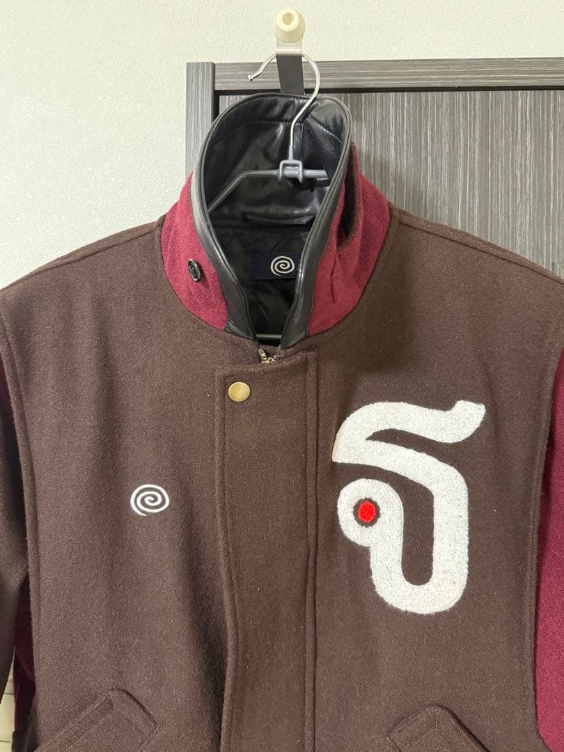 わ*ー様 soonerorlater Varsity Jacket (BROWN