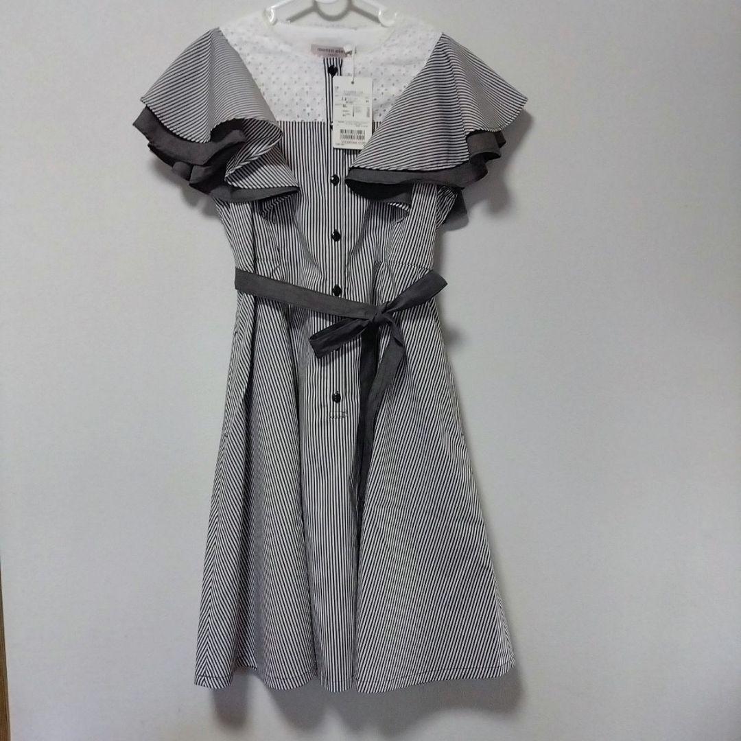 【新品】mezzo piano junior ラッフル袖 ワンピース 150