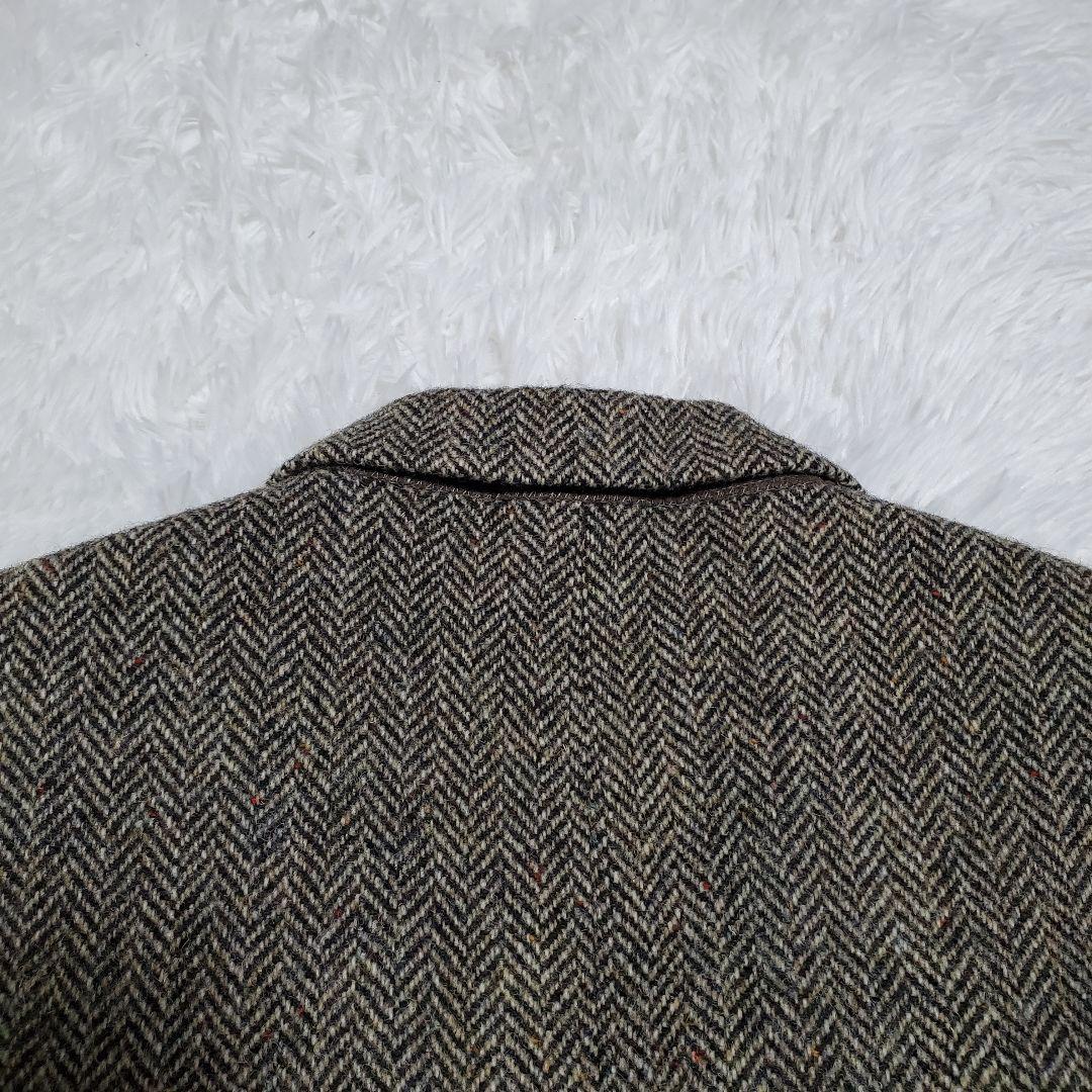 希少✨メンズビギ　ハリスツイード　テーラードジャケット　ヘリンボーン　サイズ3