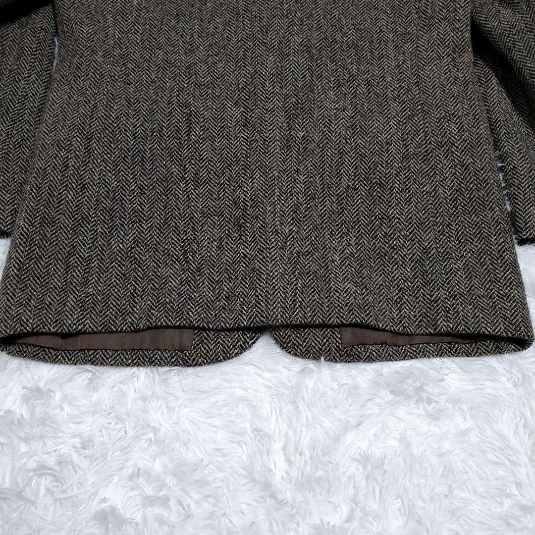 希少✨メンズビギ　ハリスツイード　テーラードジャケット　ヘリンボーン　サイズ3