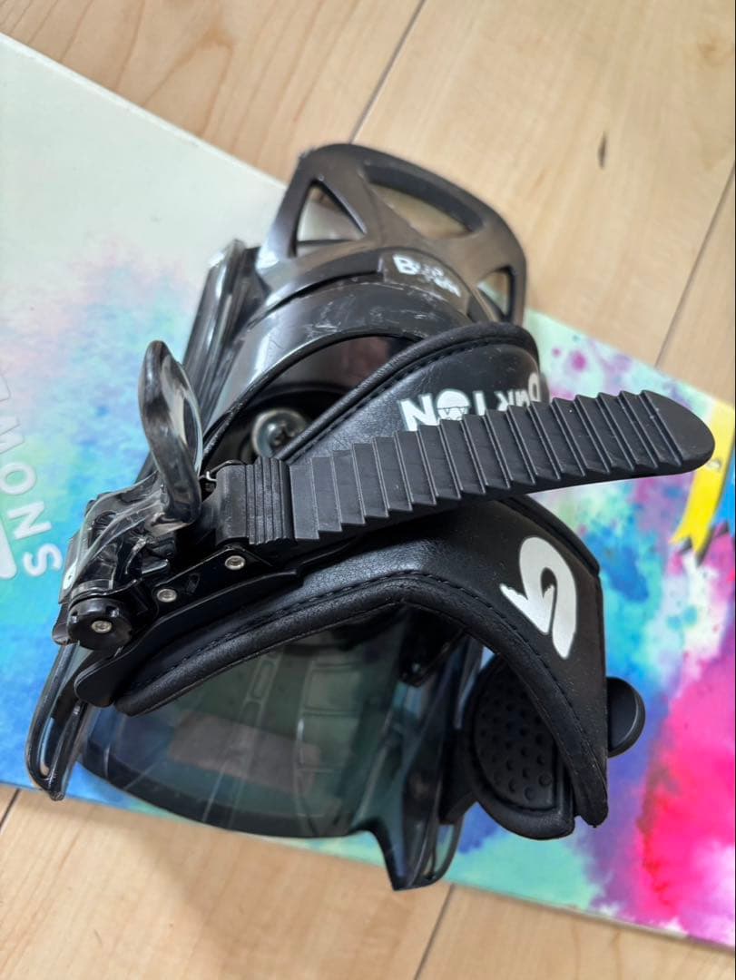 Spoonスノーボード100cm Burtonバイン SALMONブーツ20cm