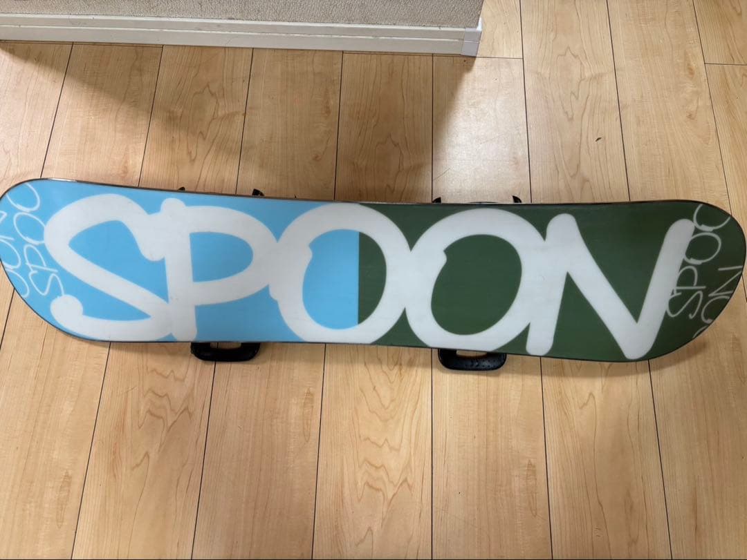 Spoonスノーボード100cm Burtonバイン SALMONブーツ20cm