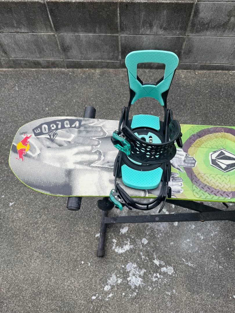 キッズ　ナイトロリッパー　ボルコム　121 サロモンブーツビンディング３点セット