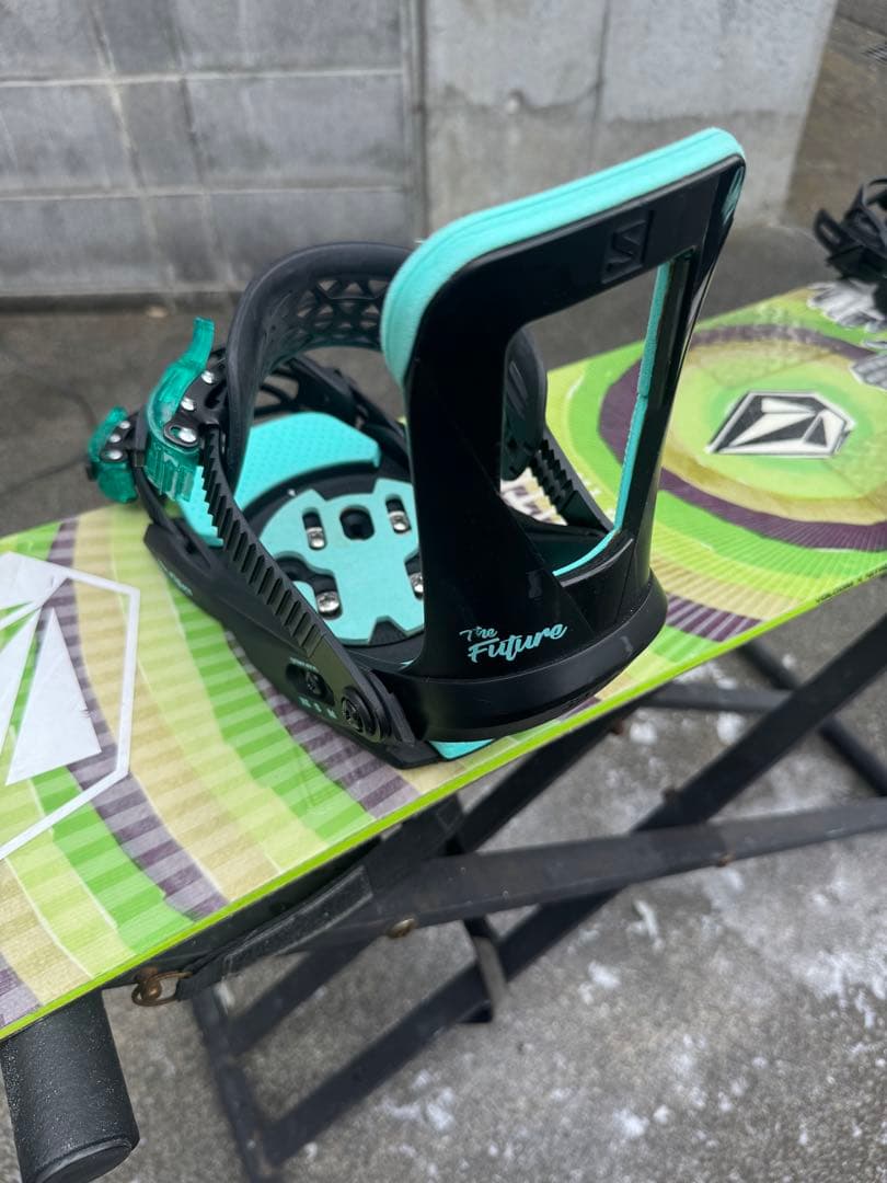 キッズ　ナイトロリッパー　ボルコム　121 サロモンブーツビンディング３点セット