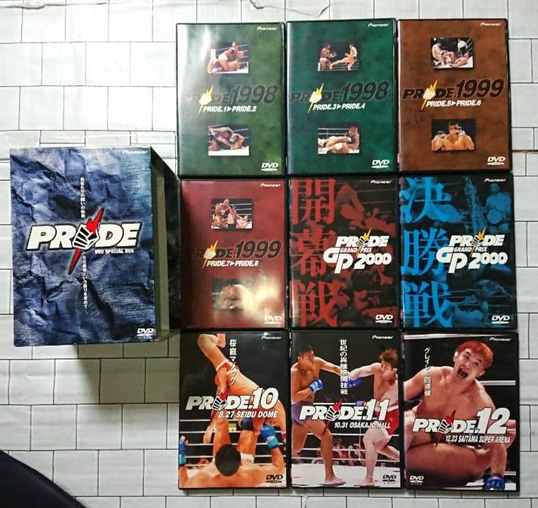 【DVD】格闘技「PRIDE」1～20 セット(スペシャルボックス含む)