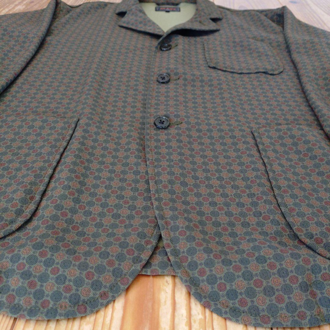 BEAMS PLUS / 4ボタン シャツカフ プリント ジャケット