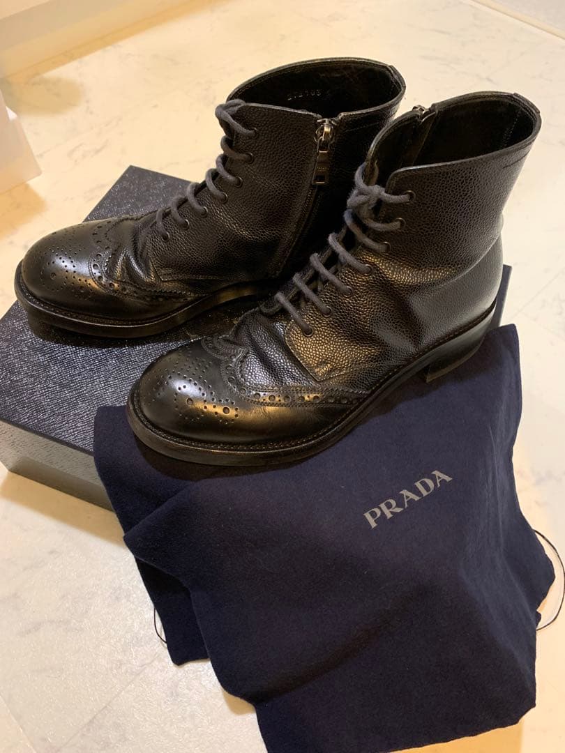【bb】PRADA プラダ ペブルグレインレザー