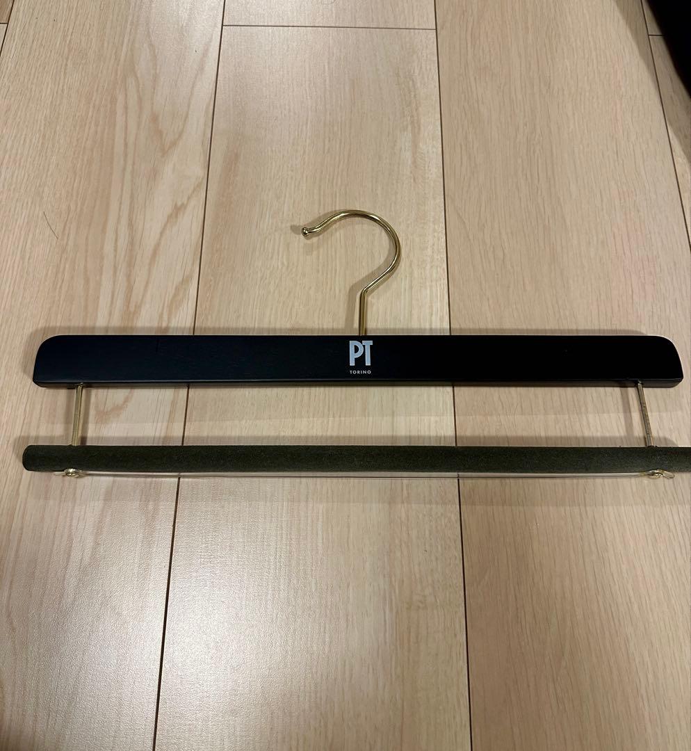 PT TORINO【ピーティートリノ】コットンナイロンストレッチパンツ黒