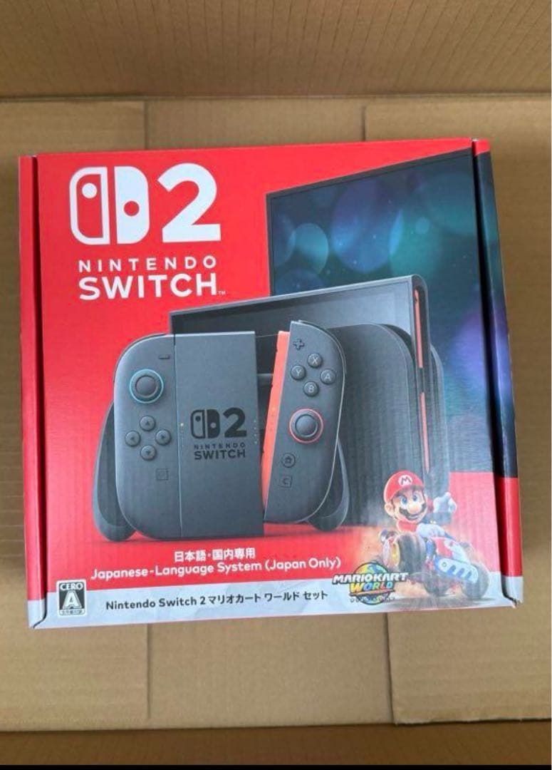 Nintendo Switch２本体 日本語専用 新品未開封 マリオカートセット