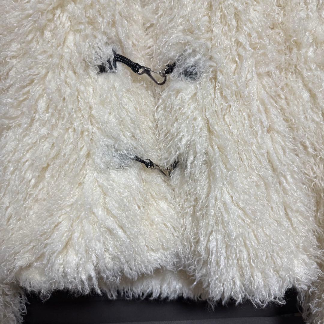 Darich ファーボリュームデザインコート IVO アイボリー