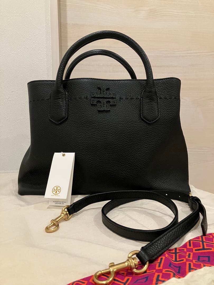 トリーバーチ マックグロー　サッチェル2way トートバッグ ショルダーバッグ