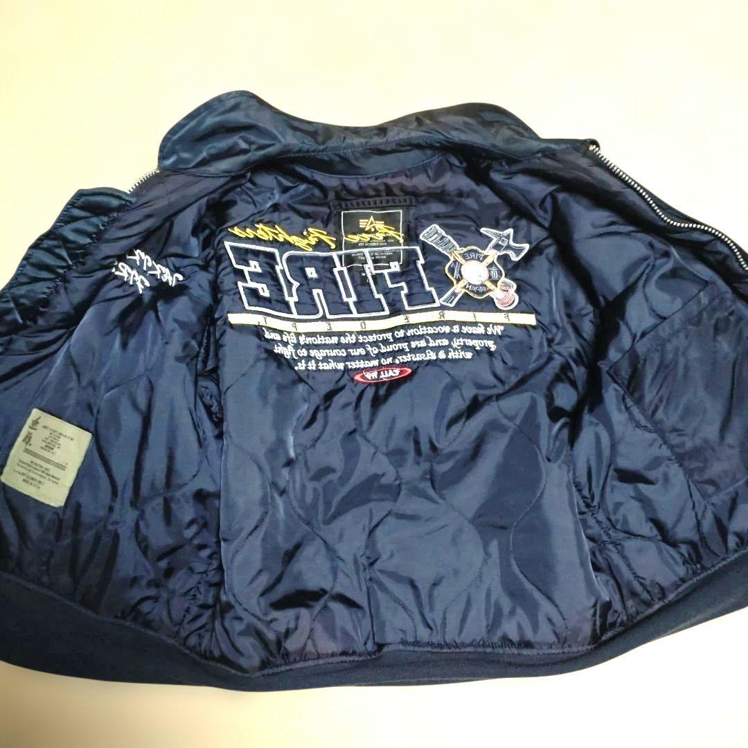 希少❗ALPHA INDUSTRIES ミリタリージャケット MA1　USA製