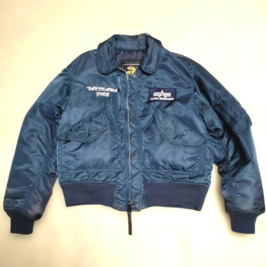 希少❗ALPHA INDUSTRIES ミリタリージャケット MA1　USA製