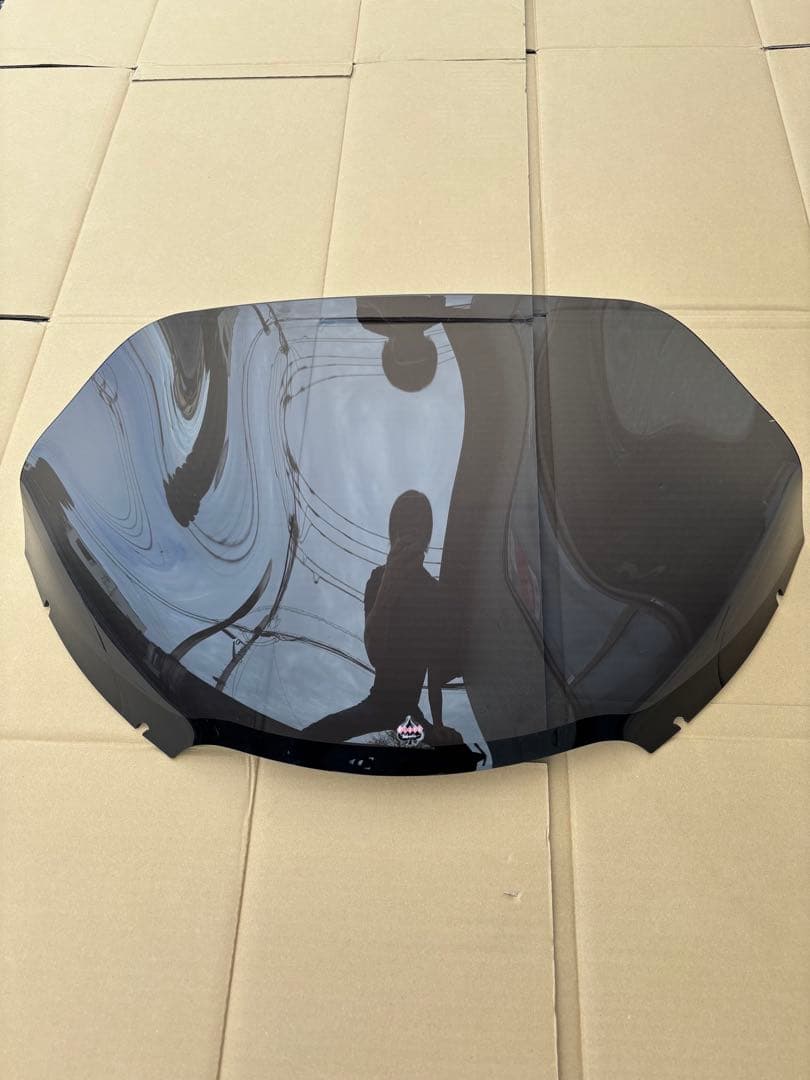 クロックワークス FLAREスポーツウインドシールド　14インチ　ダークスモーク