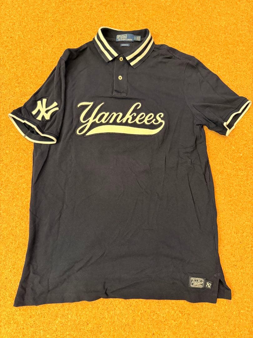 ラルフローレン　ヤンキース　Ralph Lauren ポロシャツ M ネイビー