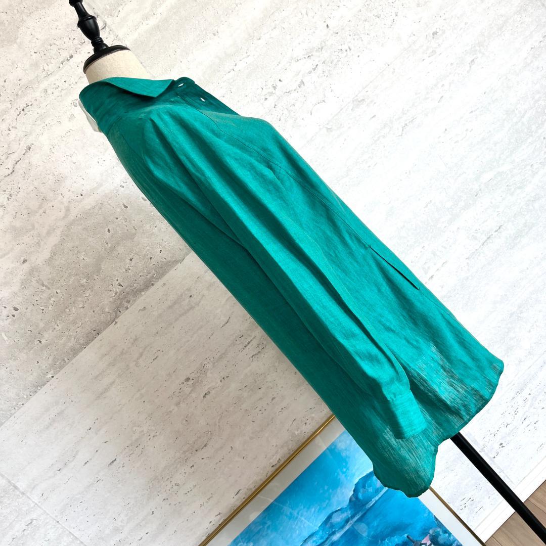 新品タグ付★LOROPIANA★リネン★ポケット★チュニック★ワンピース