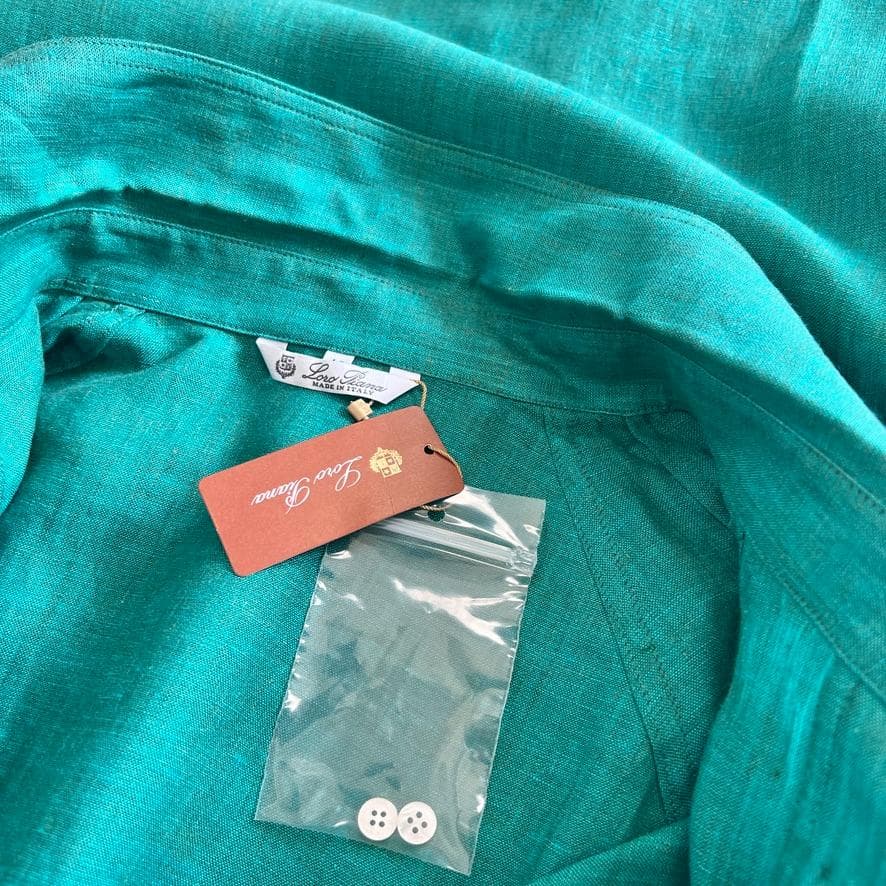 新品タグ付★LOROPIANA★リネン★ポケット★チュニック★ワンピース