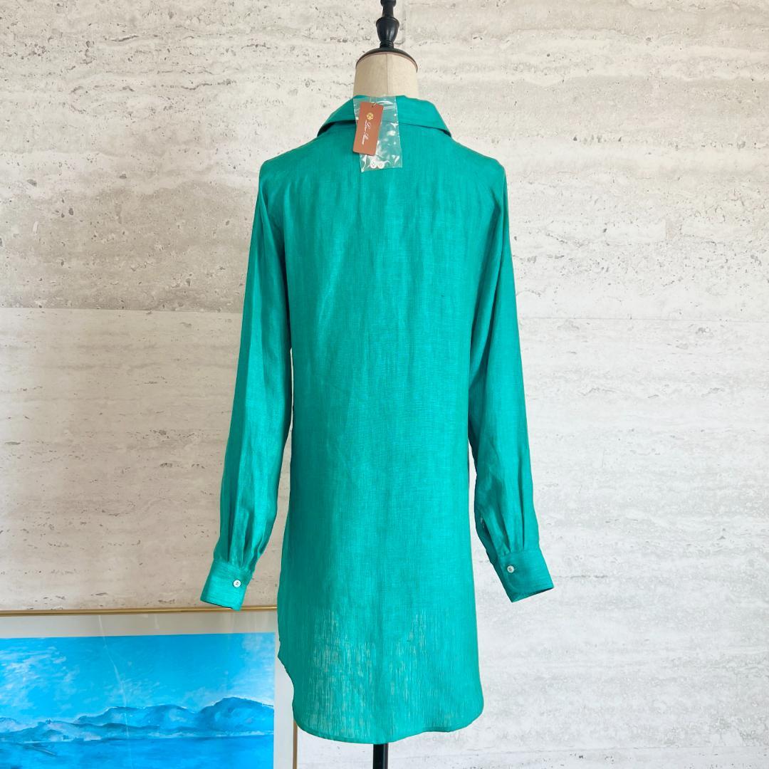 新品タグ付★LOROPIANA★リネン★ポケット★チュニック★ワンピース