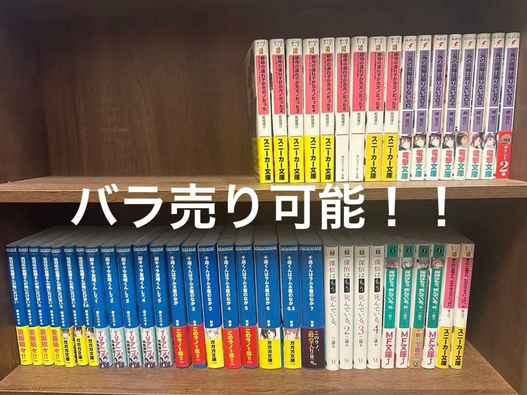 人気ライトノベル まとめ売り（継母の連れ子・千歳くん・たんもし 他）