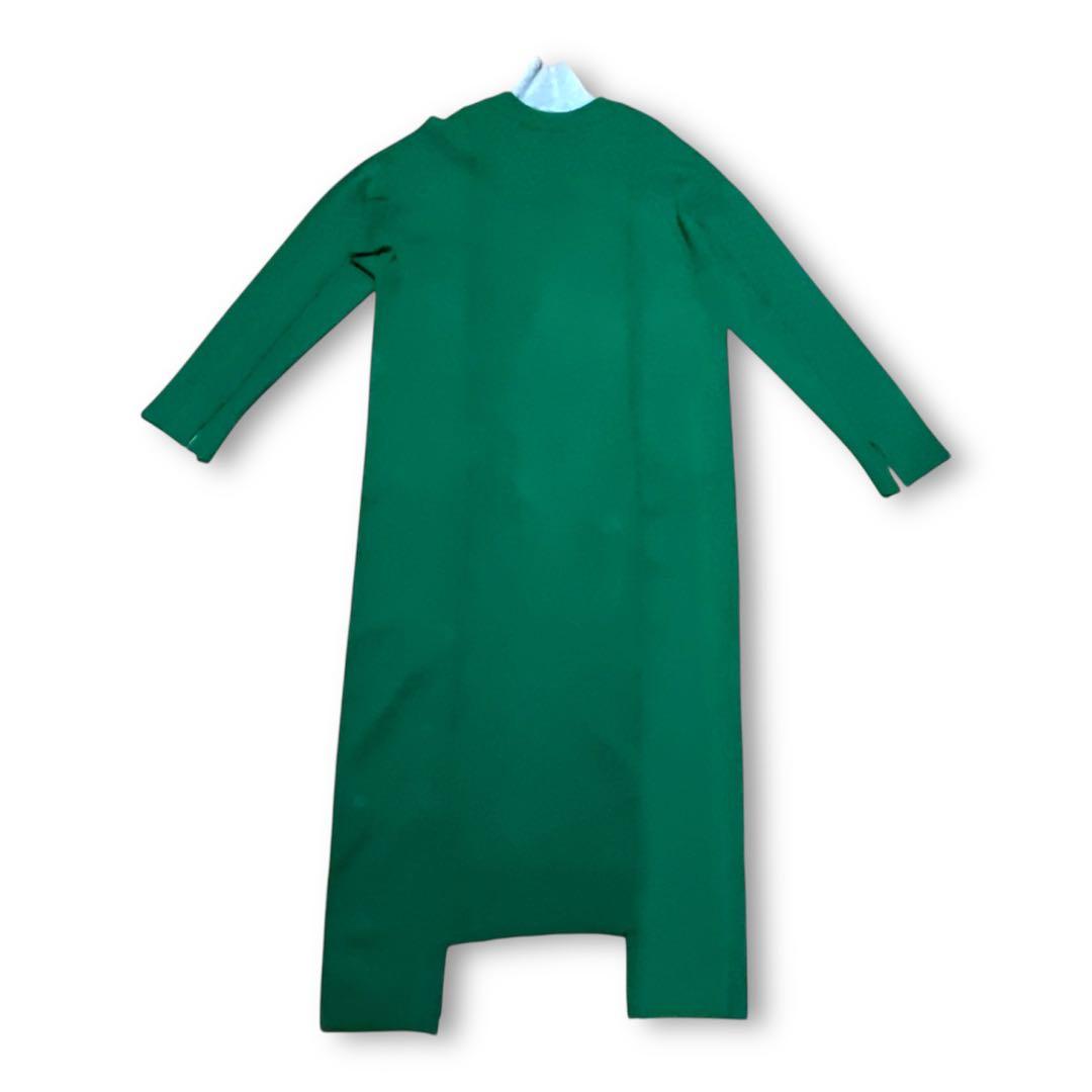 【極美品】UN3D. アンスリード2way ニットワンピース ロング グリーンM