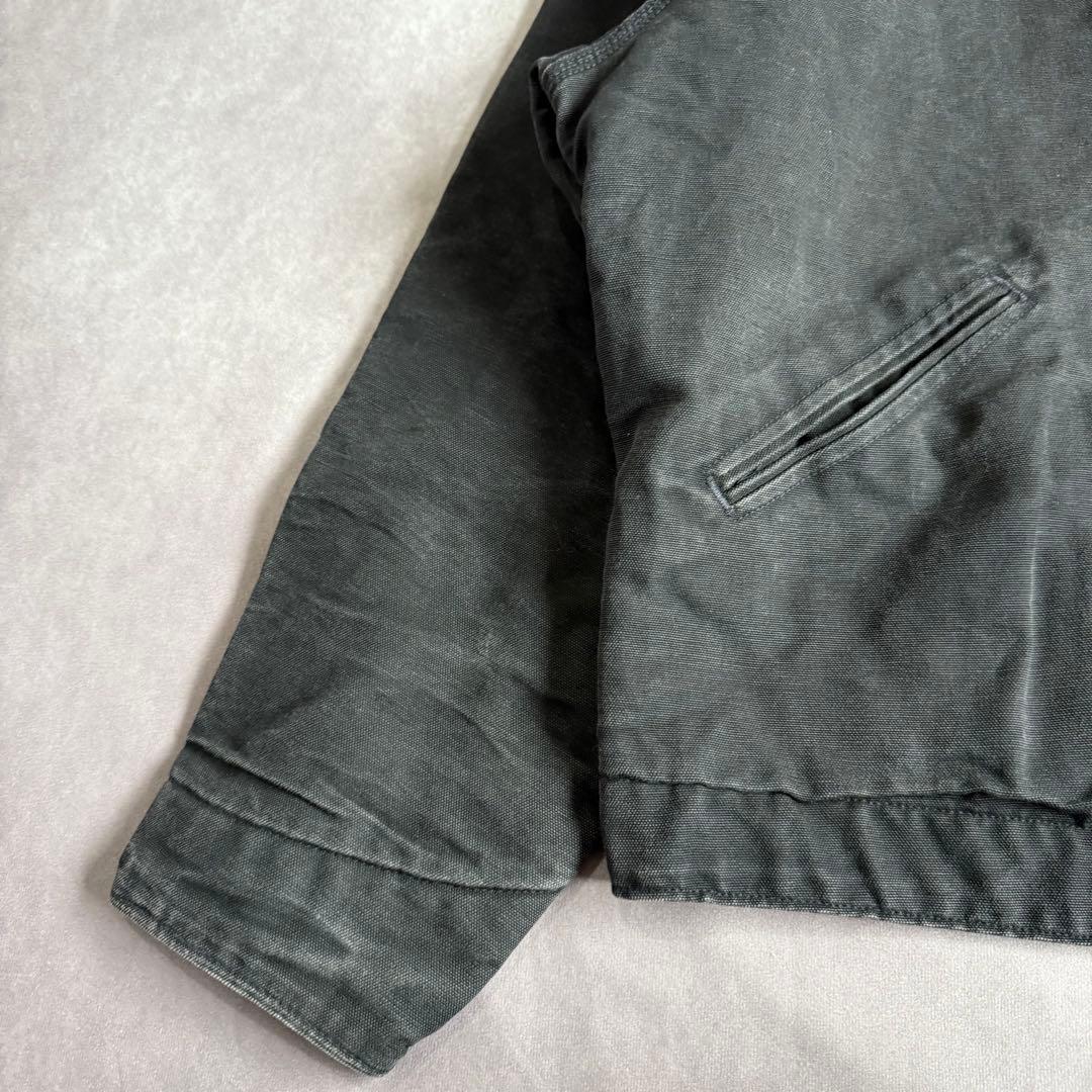 90s カーハート デトロイトジャケット USA製 JB105 46 ブラック