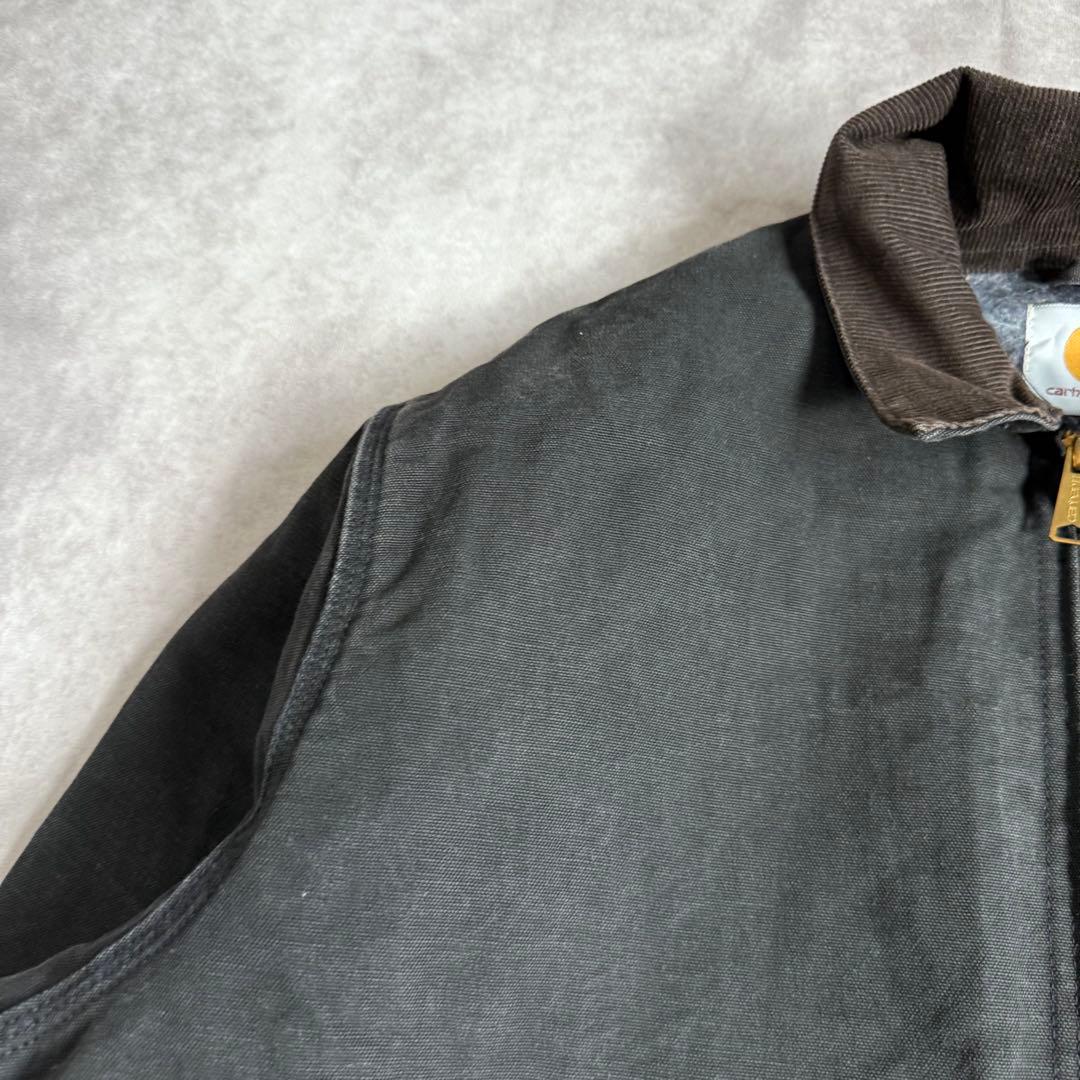 90s カーハート デトロイトジャケット USA製 JB105 46 ブラック