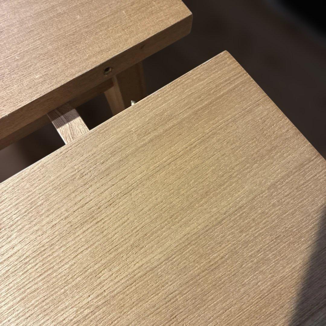 最終金額　Re:CENO 伸長式ローテーブル 木目 130cm対応35,800円