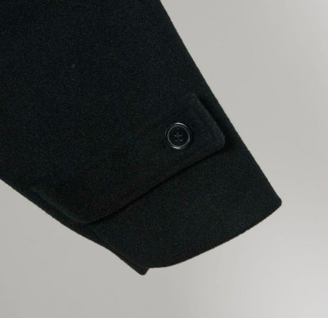 FEKETE フェケテ オーバーフィットロングステンカラーコート　ブラック L