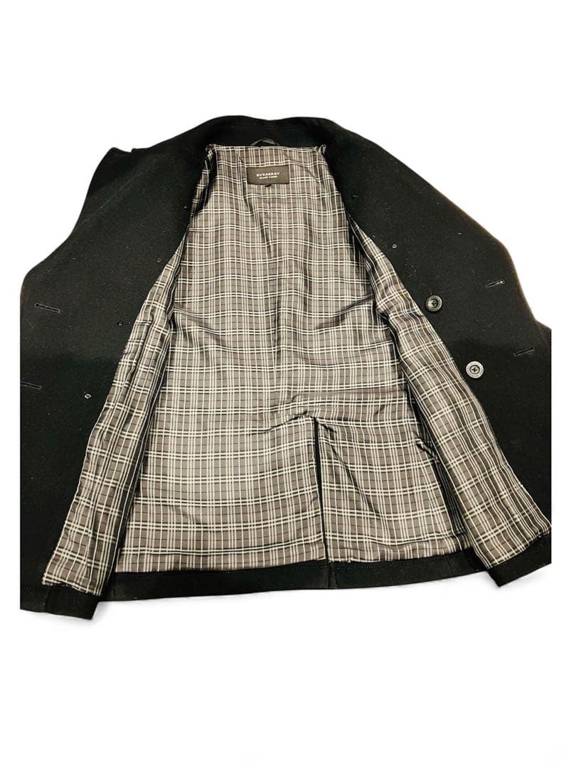 （交渉中）BURBERRY BLACK LABEL ネイビー　size L