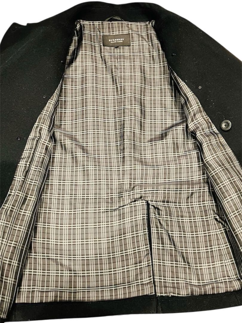 （交渉中）BURBERRY BLACK LABEL ネイビー　size L